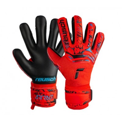 Вратарски ръкавици Attrakt Grip Evolution Finger Support Junior, REUSCH